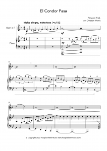 El Cóndor Pasa (French Horn and Piano)