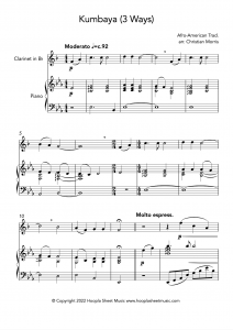 Kumbaya (Clarinet and Piano)