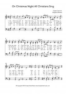On Christmas Night All Christians Sing (Sussex Carol) (Flexible 4-Part Ensemble)