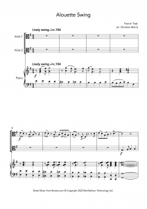Alouette Swing (Viola Duet)