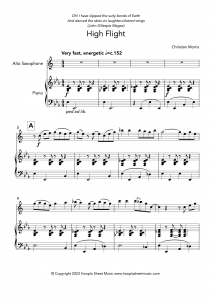 High Flight (Alto Saxophone and Piano)