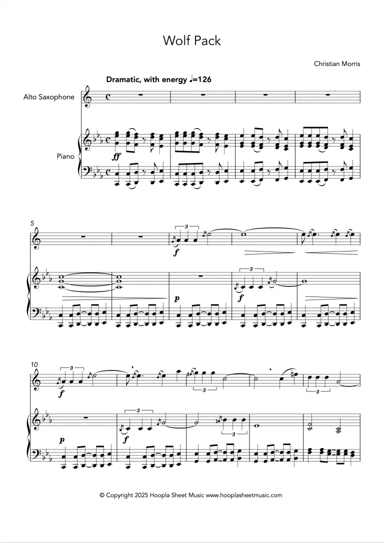 Wolf Pack (Alto Saxophone)