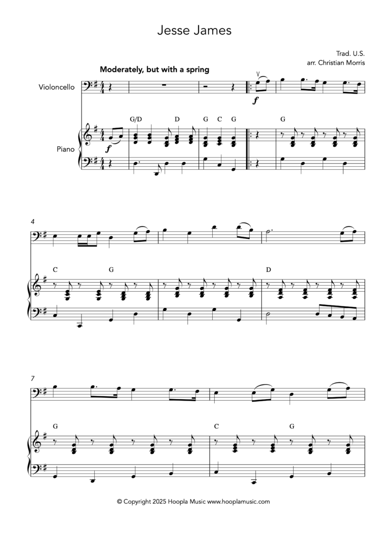 Jesse James (Cello)