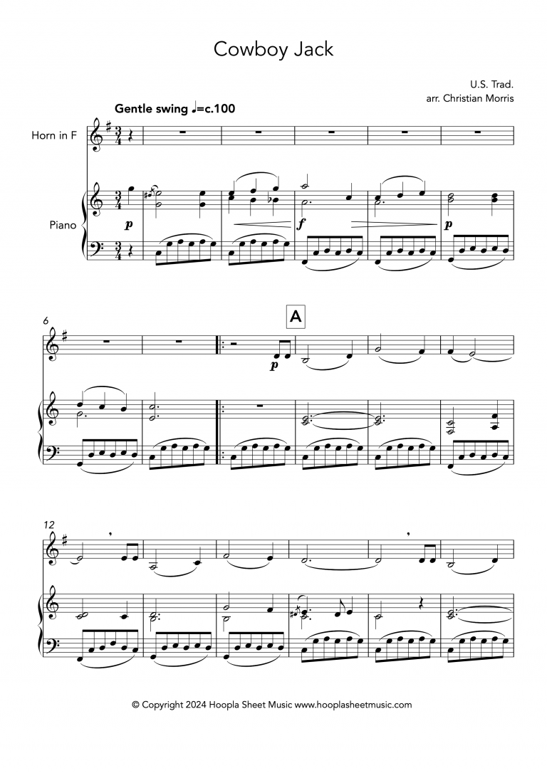 Cowboy Jack (French Horn and Piano)