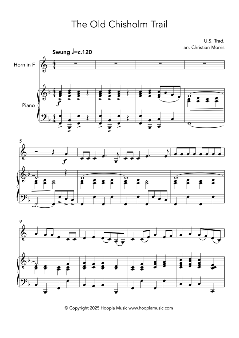 The Old Chisholm Trail (French Horn)