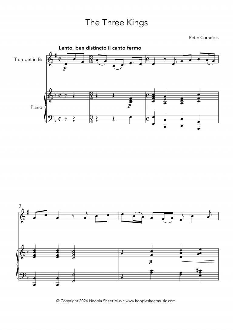 The Three Kings (Trumpet and Piano)