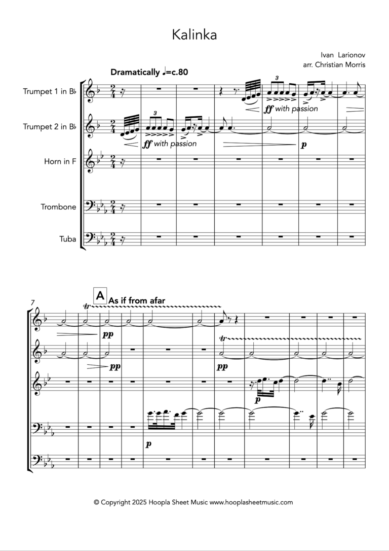 Kalinka (Brass Quintet)