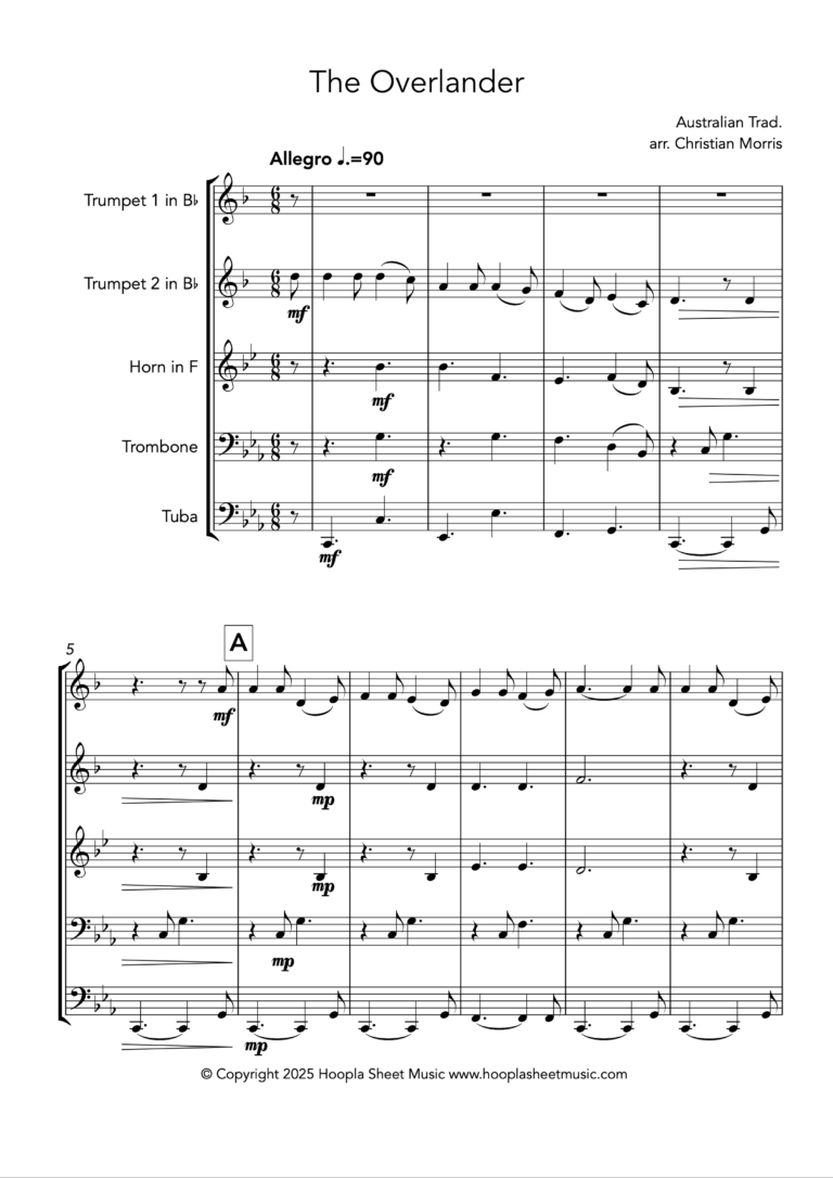 The Overlander (Brass Quintet)