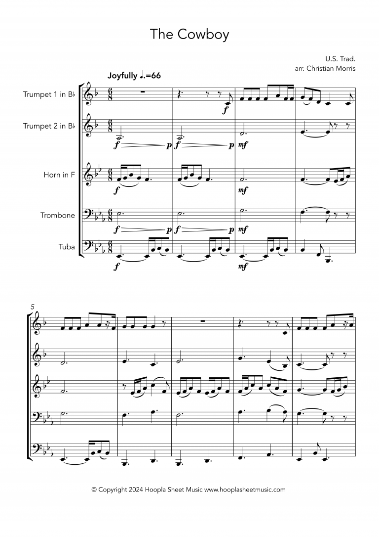 The Cowboy (Brass Quintet)