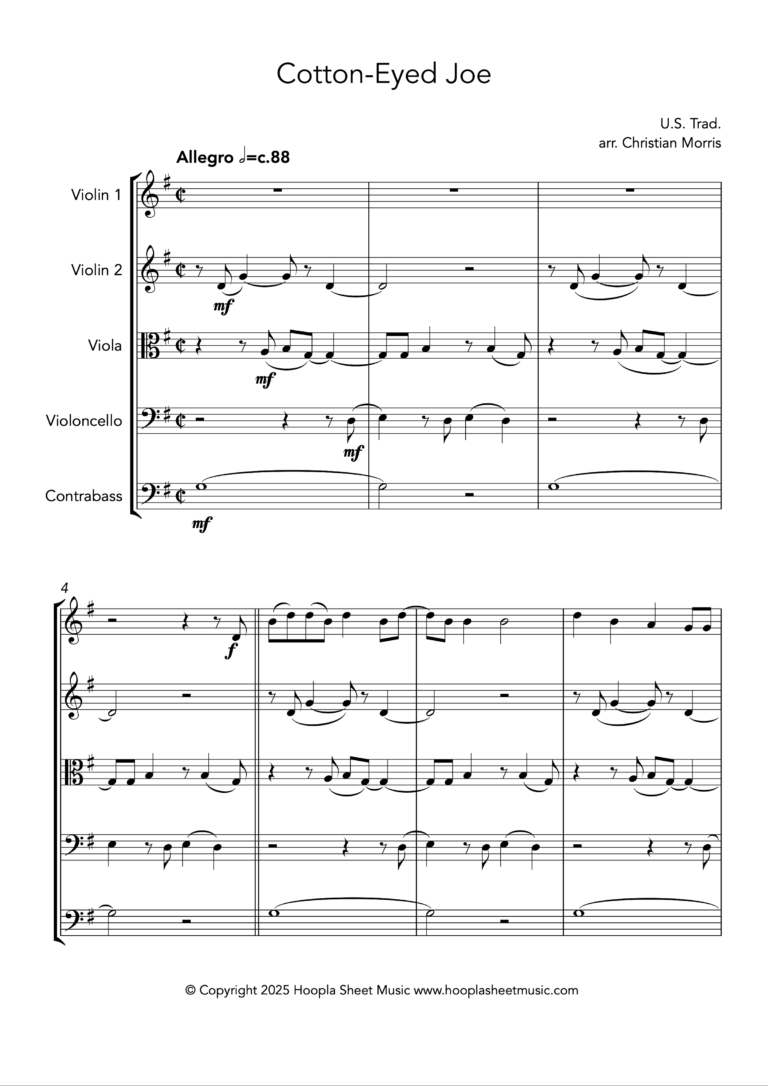 Cotton-Eyed Joe (String Ensemble)