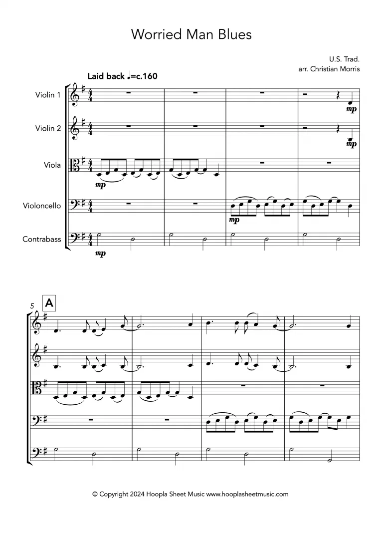 Worried Man Blues (String Ensemble)