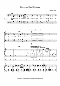 Coventry Carol Fantasy (Choir and Organ)