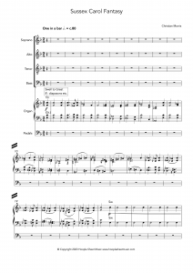 Sussex Carol Fantasy (Choir and Organ)